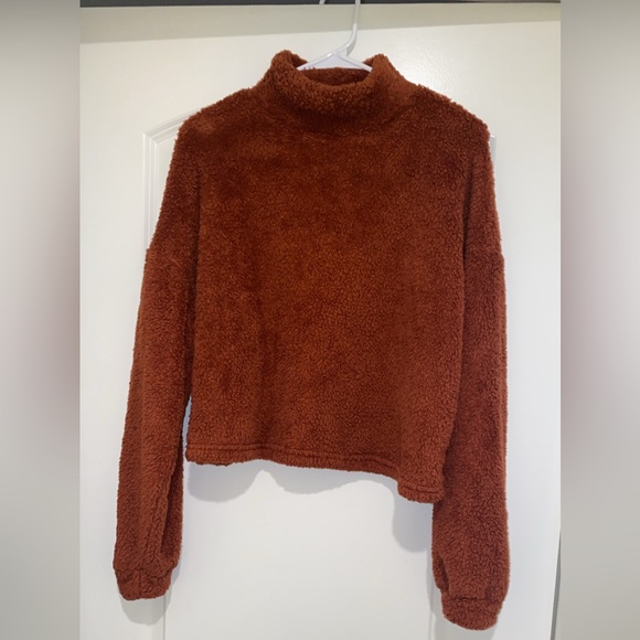 SHEIN Sweaters - SHEIN Rust Teddy sweater.